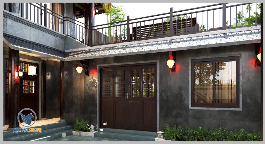 Mẫu nhà truyền thống thiết kế sáng tạo với mặt bằng công năng đặc biệt