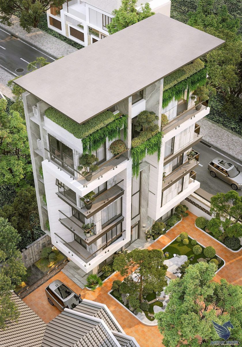 Nhà phố hiện đại không thua kém các biệt thự sân vườn