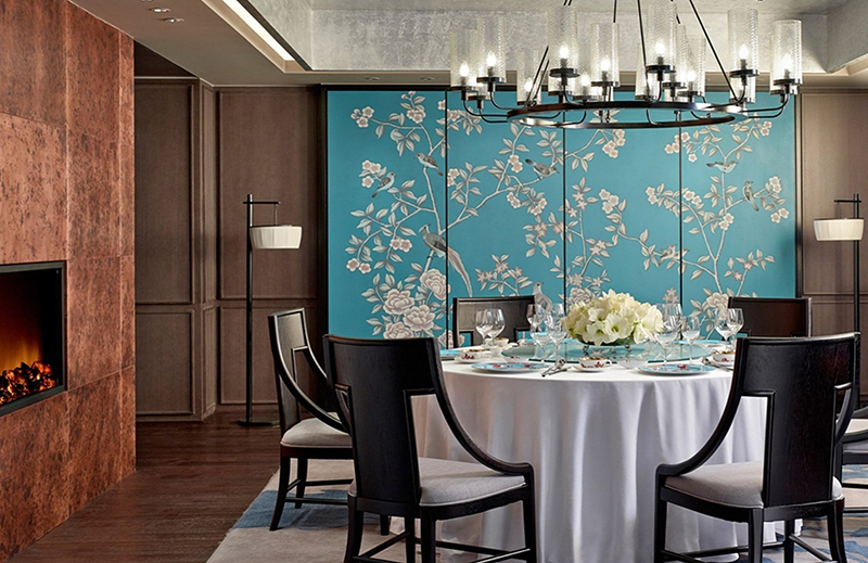 Phong cách nội thất Trung Quốc đặc biệt chú trọng và nhấn nhiều vào màu sắc. 